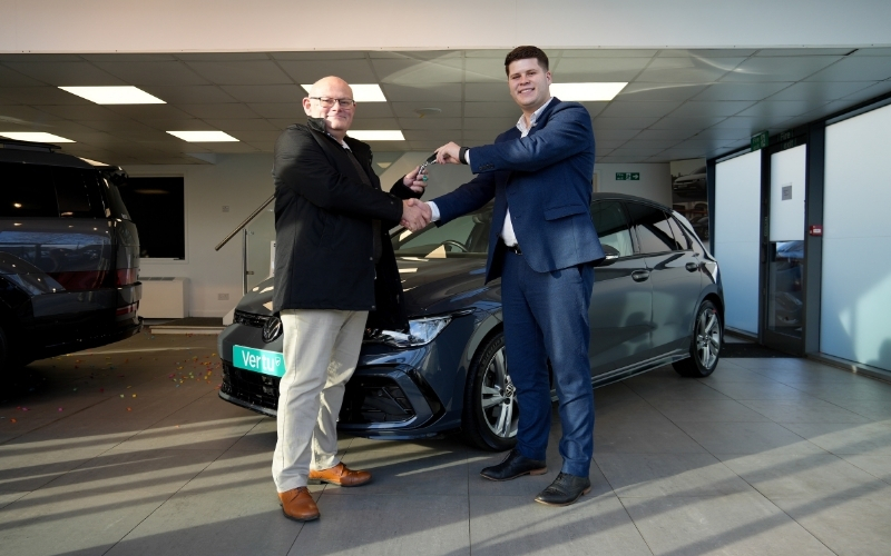 Gary Wins A Golf In The Vertu Car Giveaway