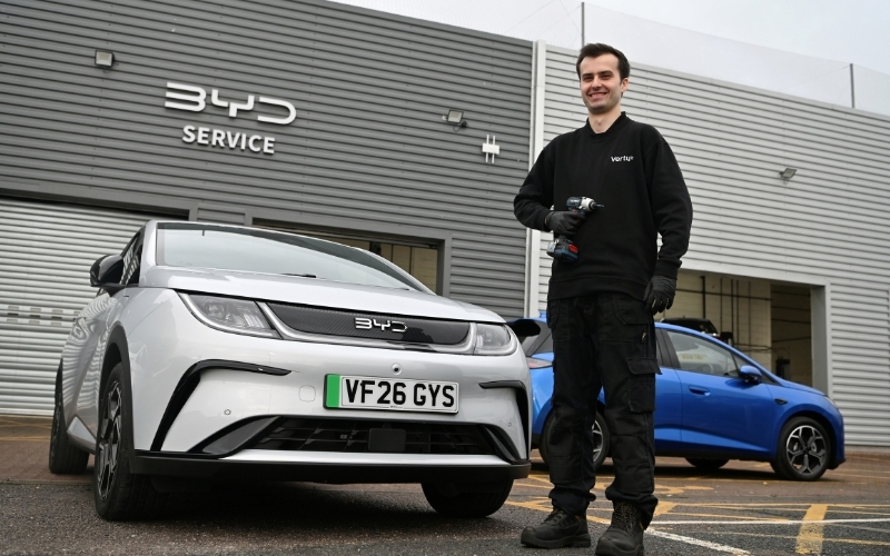 Vertu BYD Gloucester Secures Approved Repairer Status