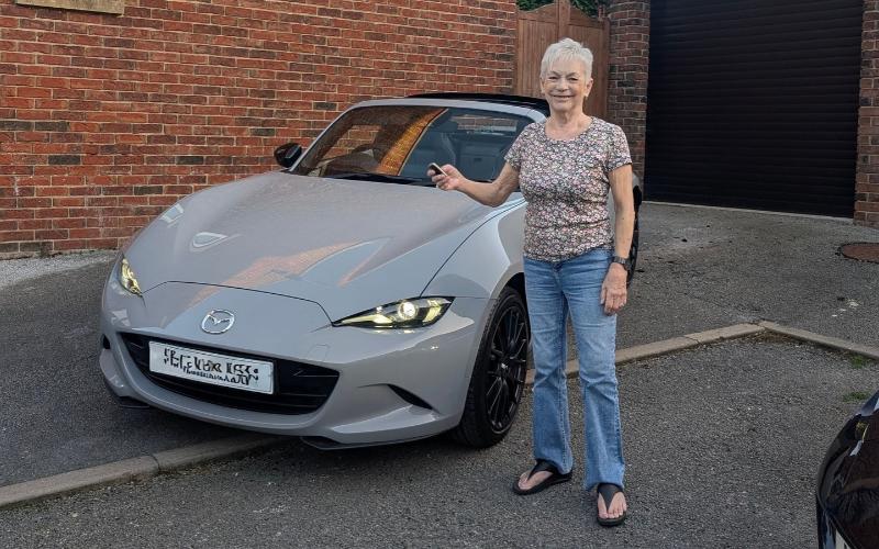 Mazda Sheffield Customer In Seventh Heaven With Latest MX-5 Purchase